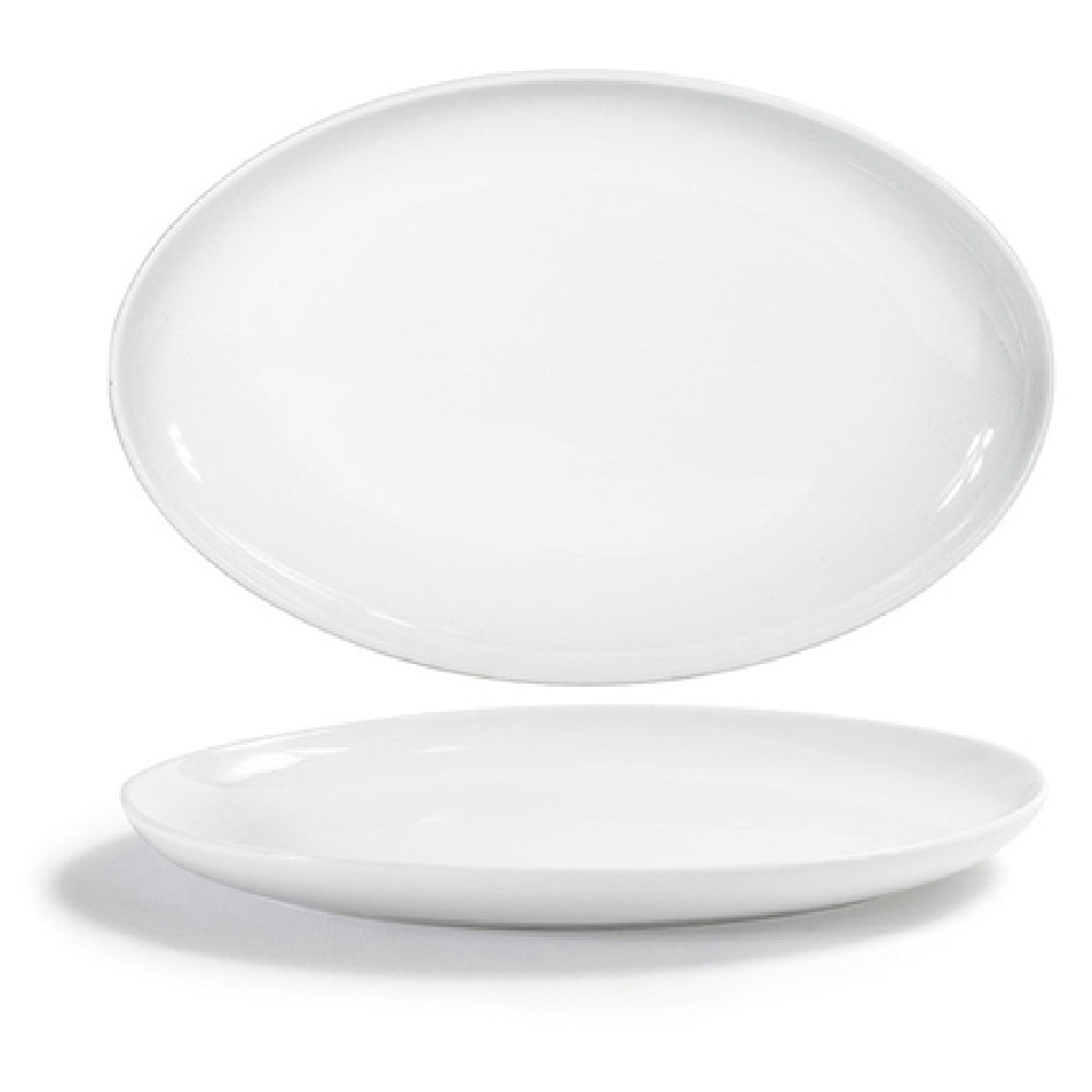 FOH DOS035WHP21 Harmony™ Plate 13” X 8-1/2” X 1-1/4” Oval