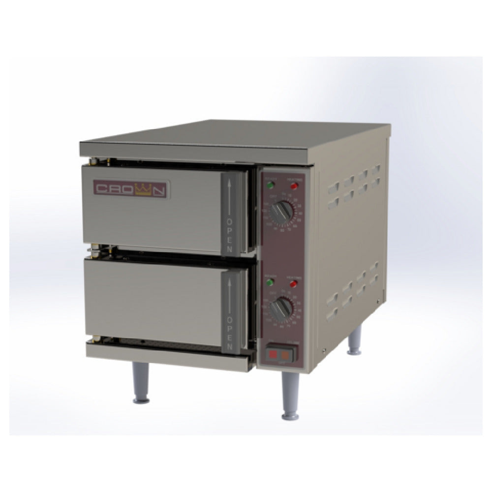 Crown Steam PSEN-2 Convection Steamer Electric Countertop