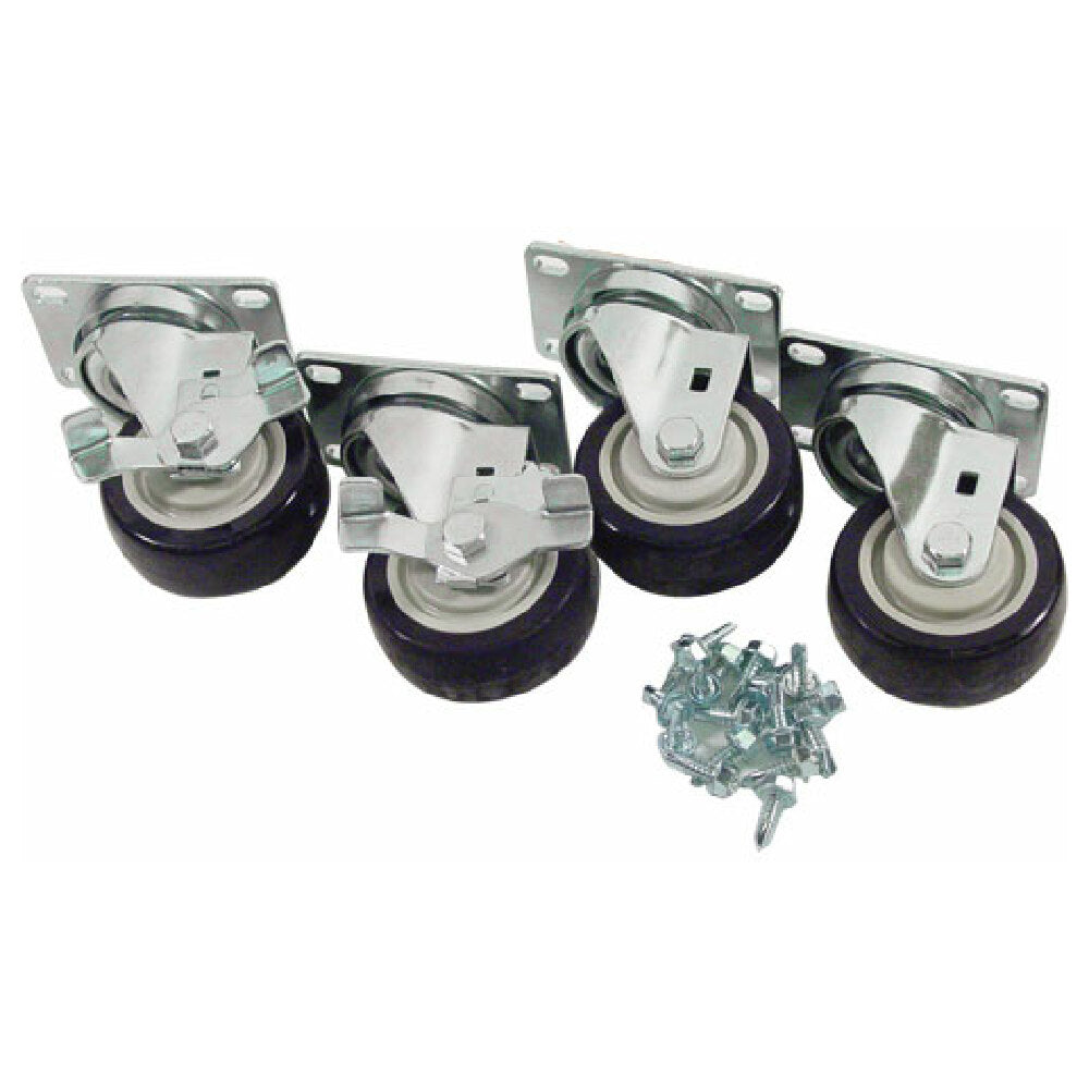 Private Label MVR264705 Caster Kit 3in Plate