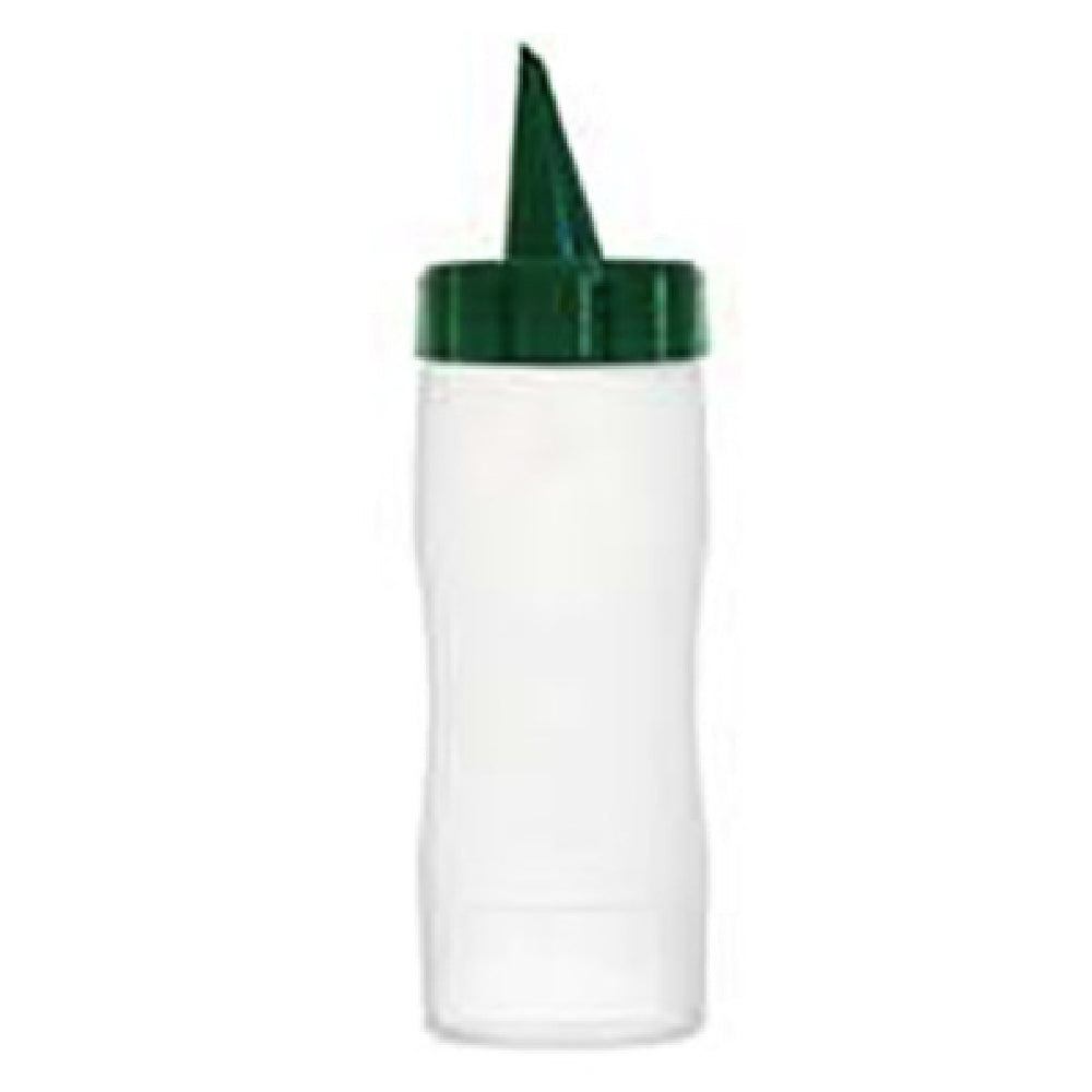 Carlisle 71276 Araven Squeeze Oil/Sauce Bottle 12 Oz. Green Cap