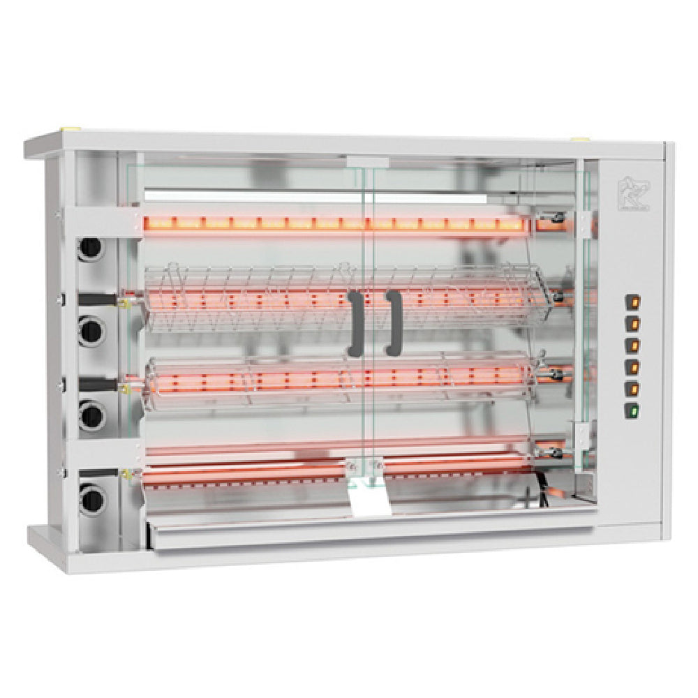 Rotisol FF1425-4G-SS_NAT FauxFlame™ Rotisserie Oven Gas Countertop Model