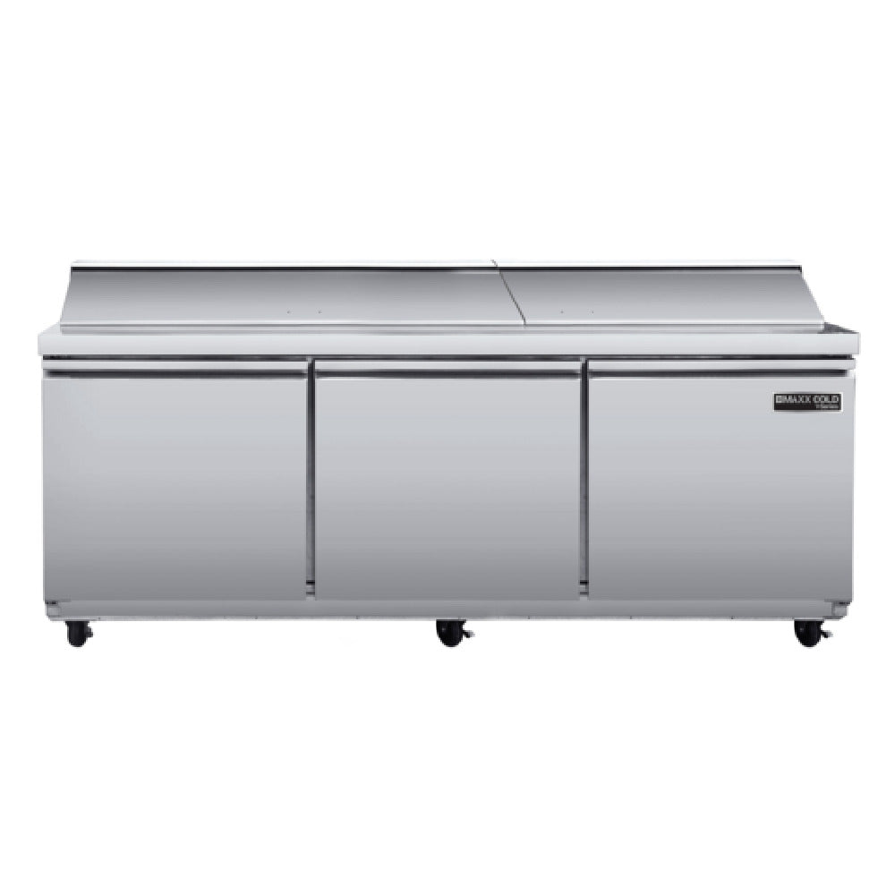 Maxximum MVR72MHC Maxx Cold V-Series Refrigerated Mega Top Prep Table 72"W 19.6 Cu Ft