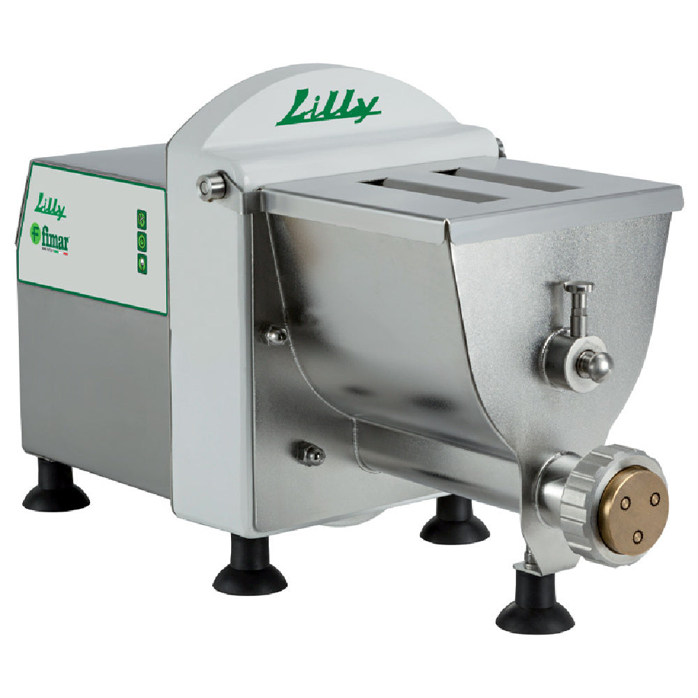 AMPTO UL-PF15E - Lilly Pasta Extruder And Mixer In One, Countertop, Produces Up To 5 And 11 Lbs. Output/hour (varies Upon Shape And Recipe)