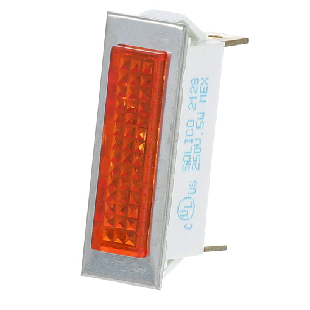 Toastmaster - See Middleby Marshall 1433B8701 Signal Light 3/8" X 1 5/16" Amber 250