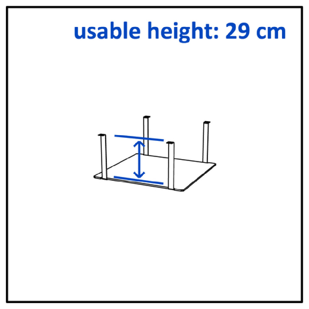 Bauscher Hepp VE-80012 - Venta® Shelf, To Create Storage Space Under A Buffet Table