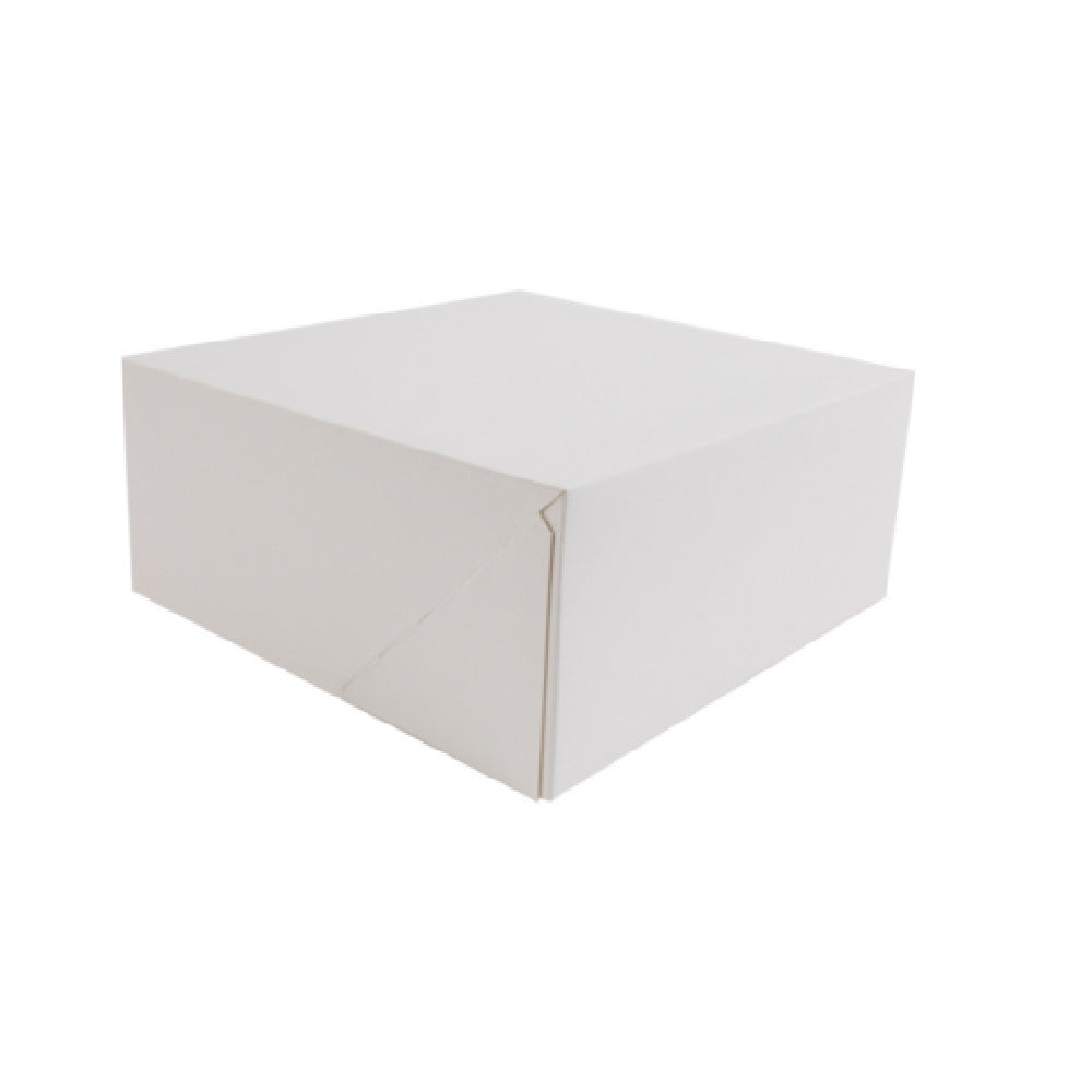 PacknWood 209BP189 - Pastry Box, 7.09"L X 7.09"W X 3.15"H, White