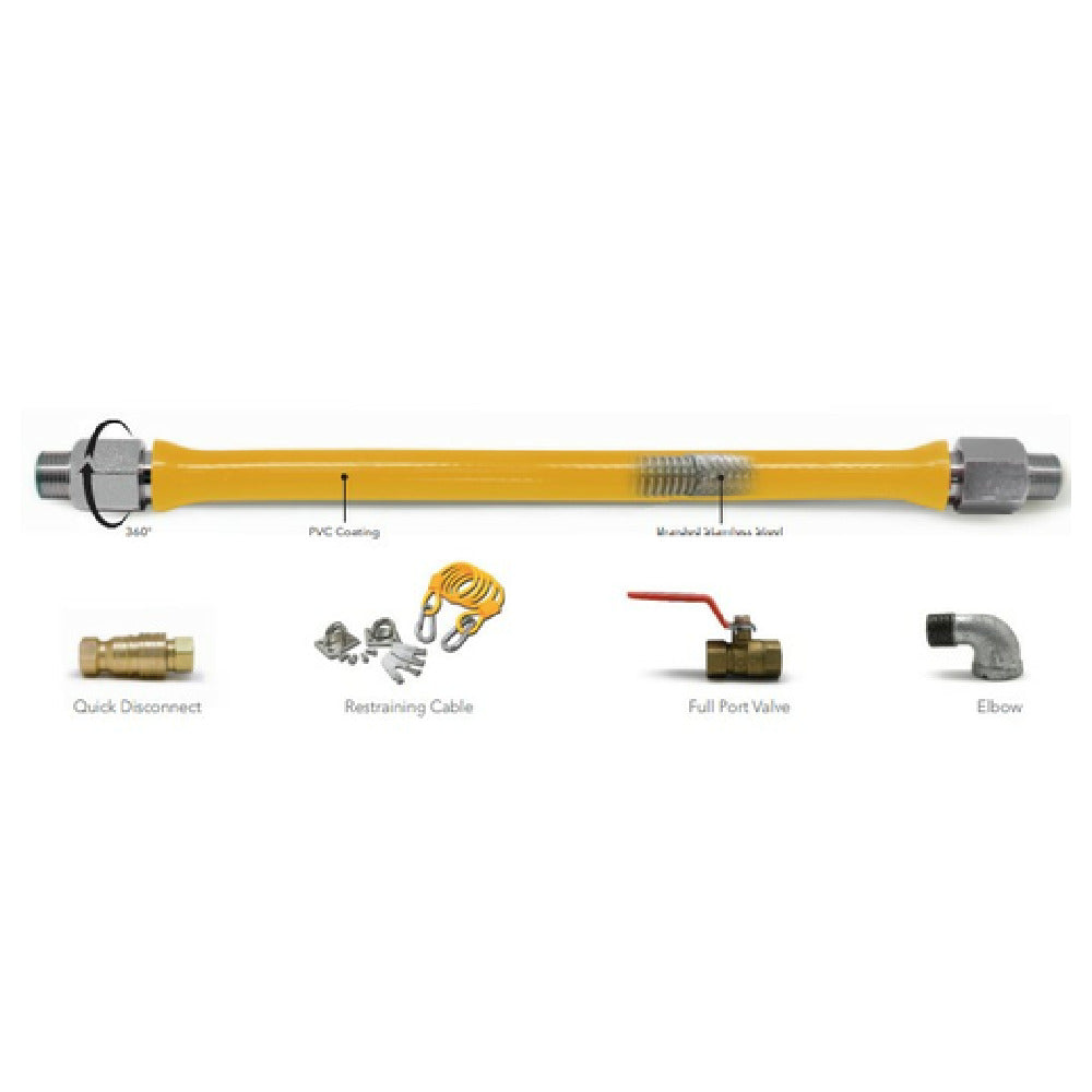 Klinger's Trading GH100KIT36 Easyflex® Commercial Gas Connector Kit 1" Inside Dia.