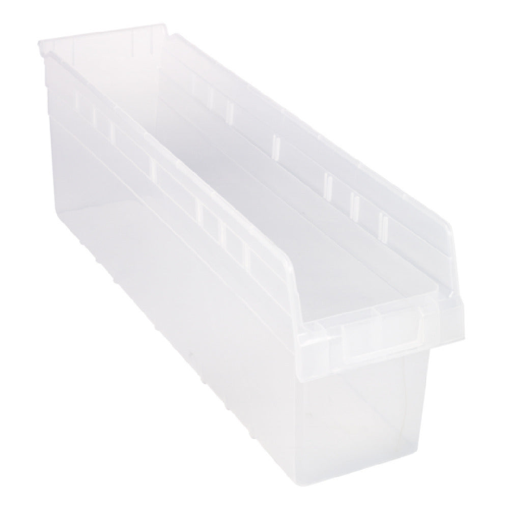 Quantum QSB806CLCS - Economy Shelf Bin, Nesting, 6-5/8"W X 23-5/8"L X 8"H