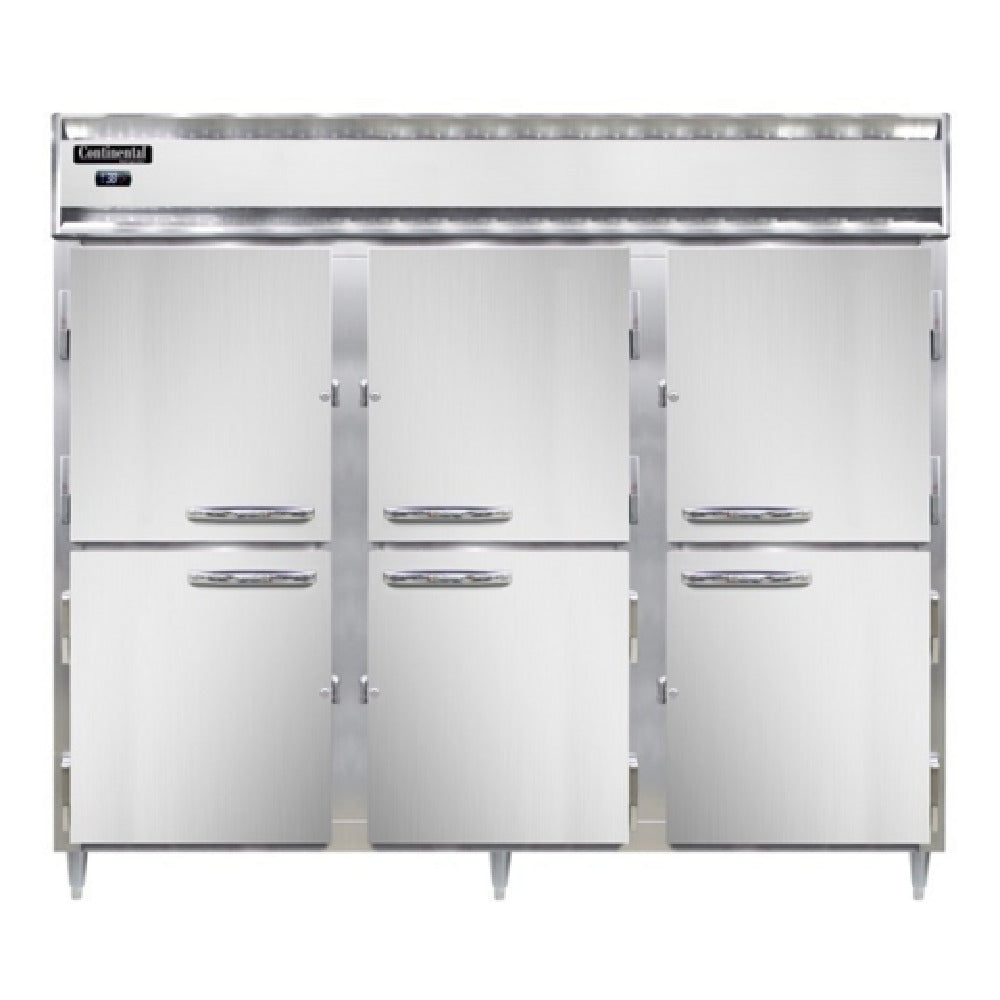 Continental Refrigerator D3RENSAPTHD-SD-GD Designer Line Wide Refrigerator 75 Cu. Ft. Capacity