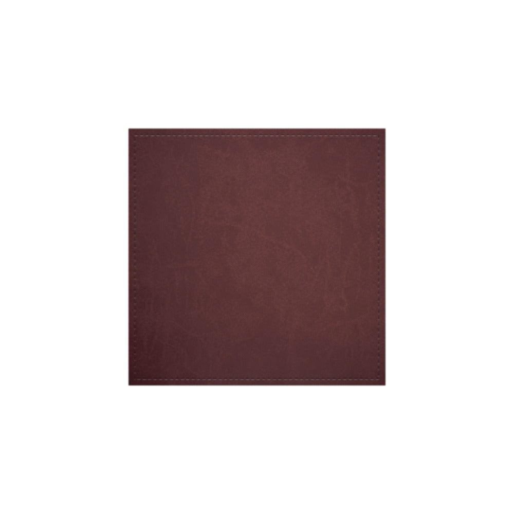 Risch COASTER-EVERGREEN 4X4 - Evergreen Bio-friendly Faux-leather Coaster (specify Color)