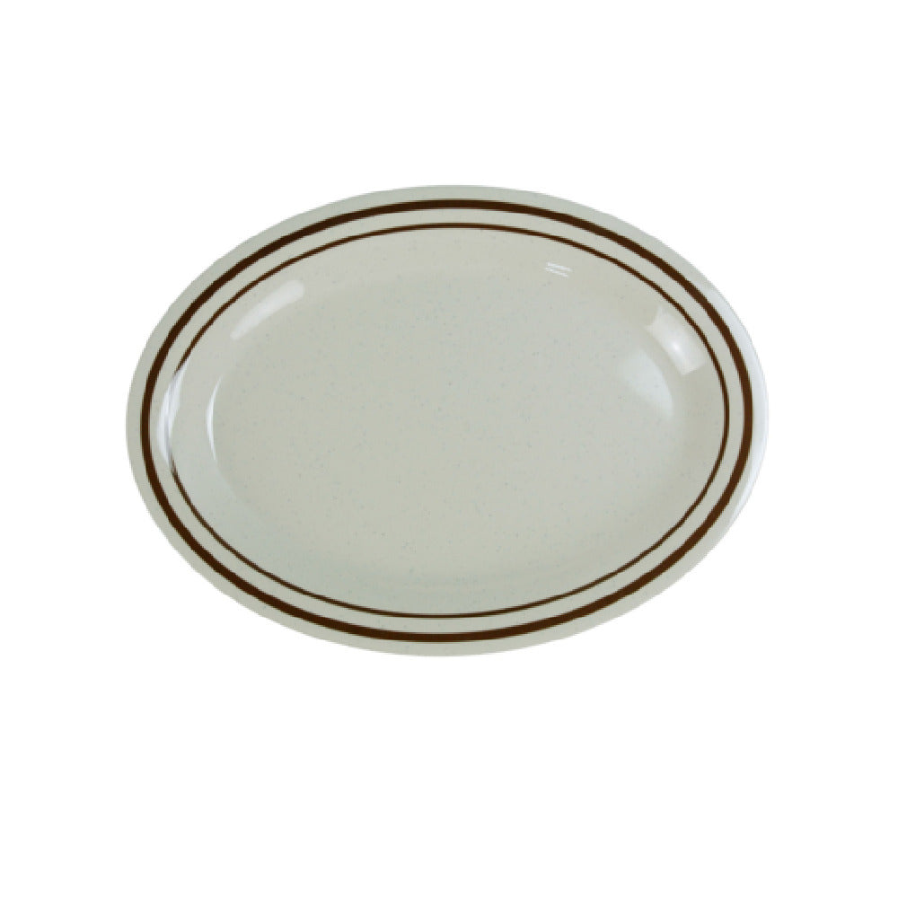 Yanco SS-211 Sesame Platter 11-1/2"L X 8"W Oval