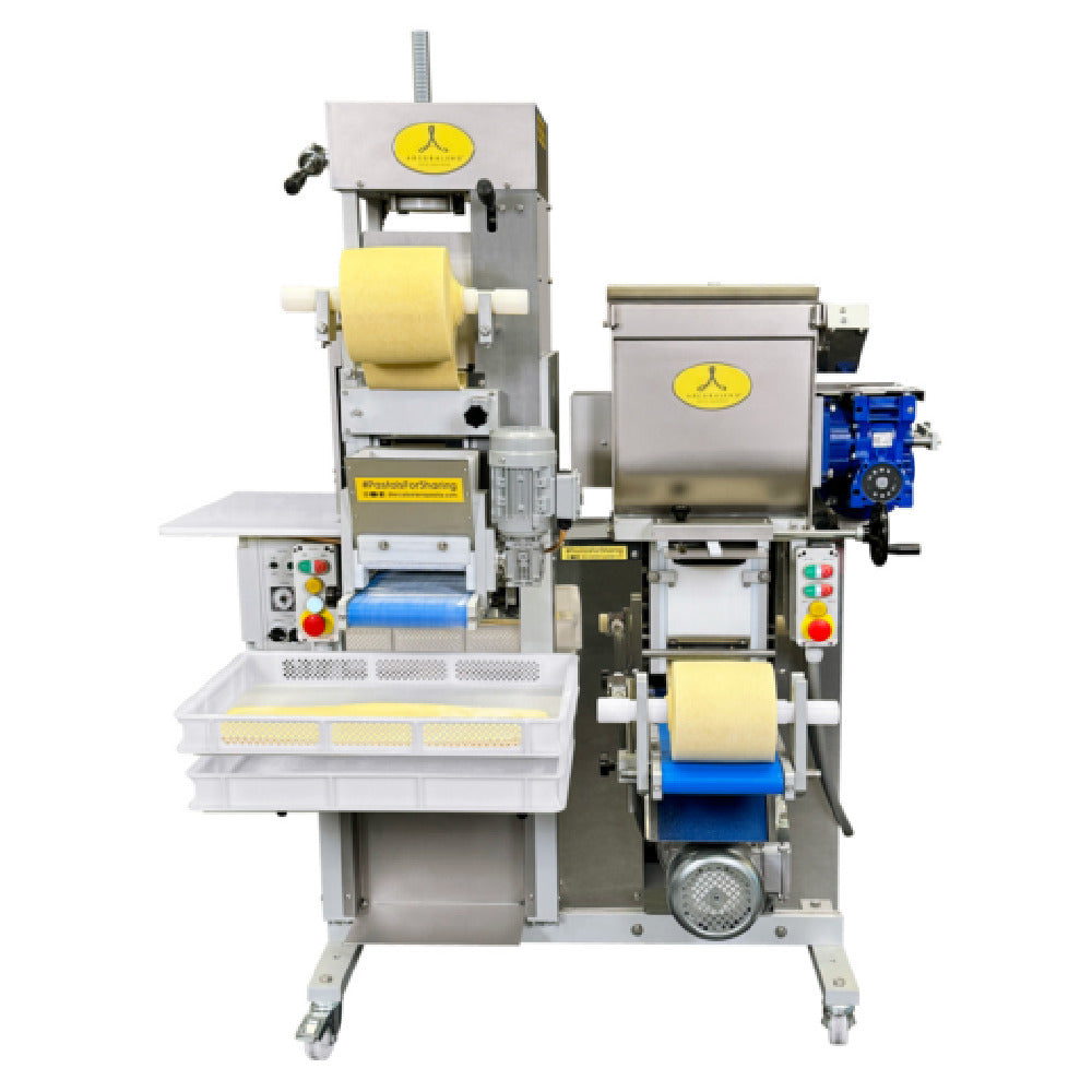Arcobaleno Pasta Equipment AMF160 Dough Mixer/Sheeter/Cutter & Ravioli Maker Free Standing Model