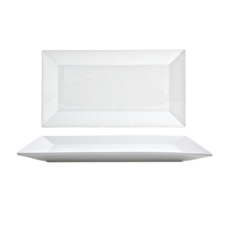 FOH DDP000WHP22 Kyoto™ Plate 13" X 7" Rectangular