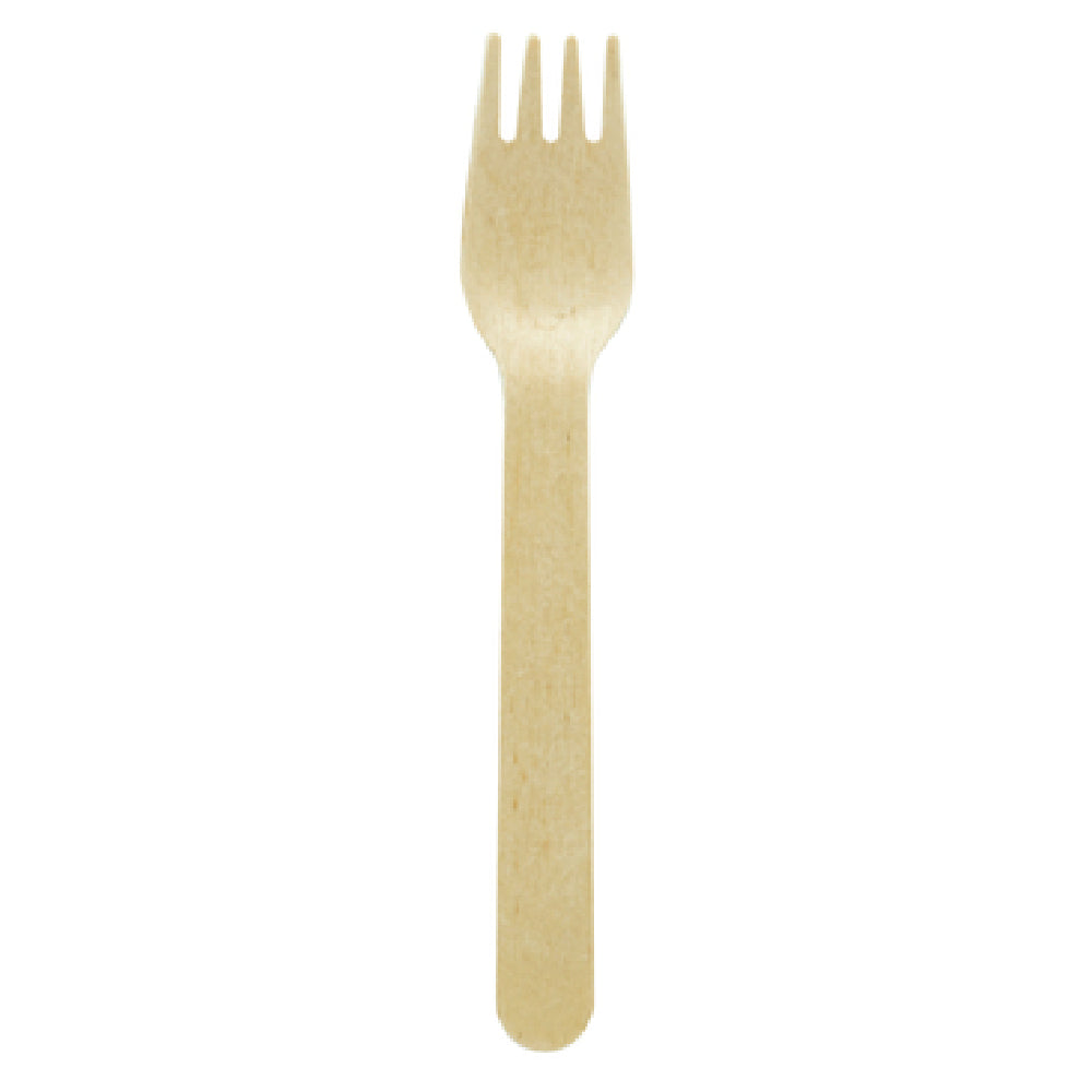 PacknWood 210CVB1 - Eco Fork, 6.2", Compostable