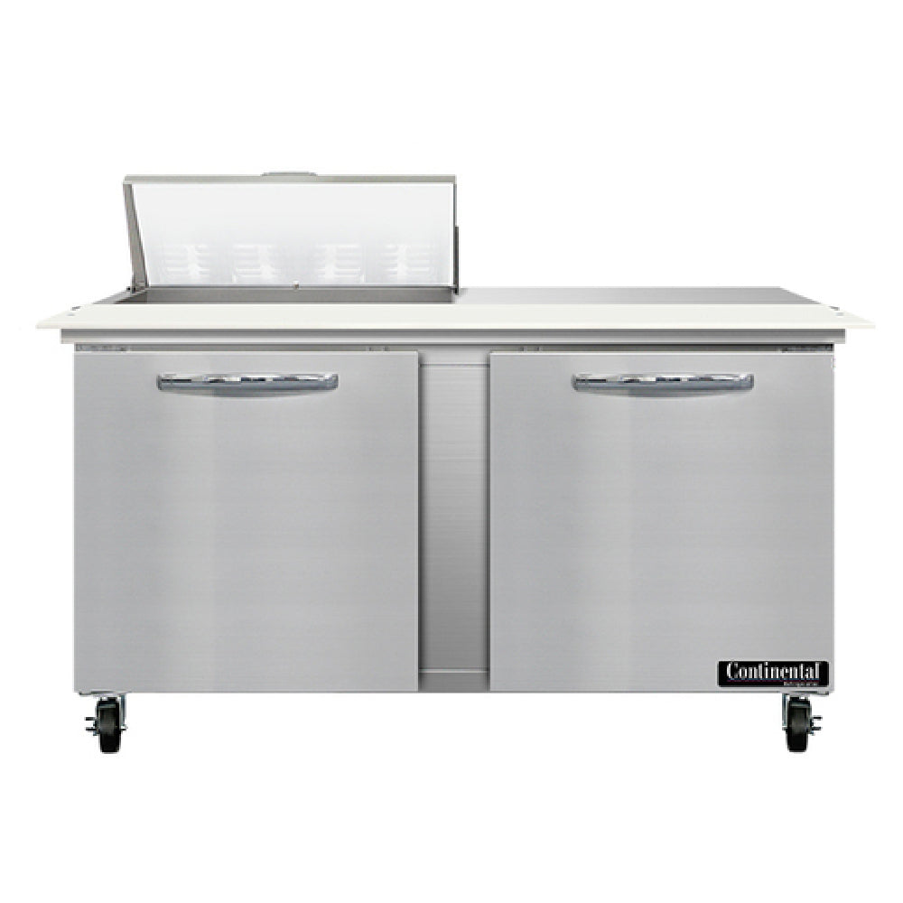 Continental Refrigerator SW60N8C Sandwich Unit 60"W 17.0 Cu Ft Capacity