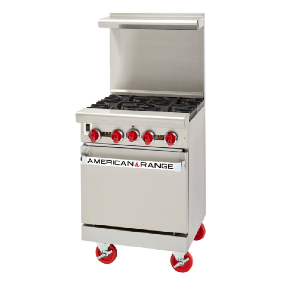 American Range ARGF-12G-2B-SB_NAT - Green Flame Range, Gas, 24"