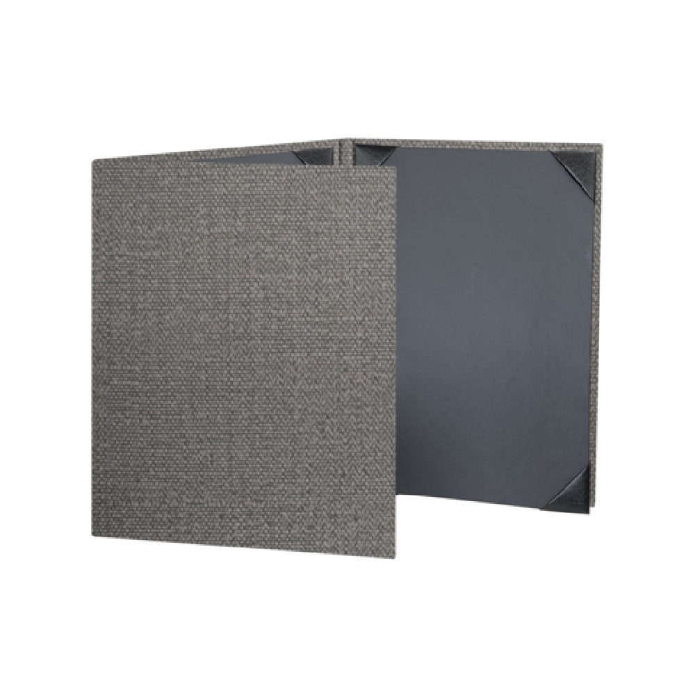 Risch MILAN-3V 8.5X11 Milan Hardback Simulated Woven Vinyl Menu Cover (specify Color)