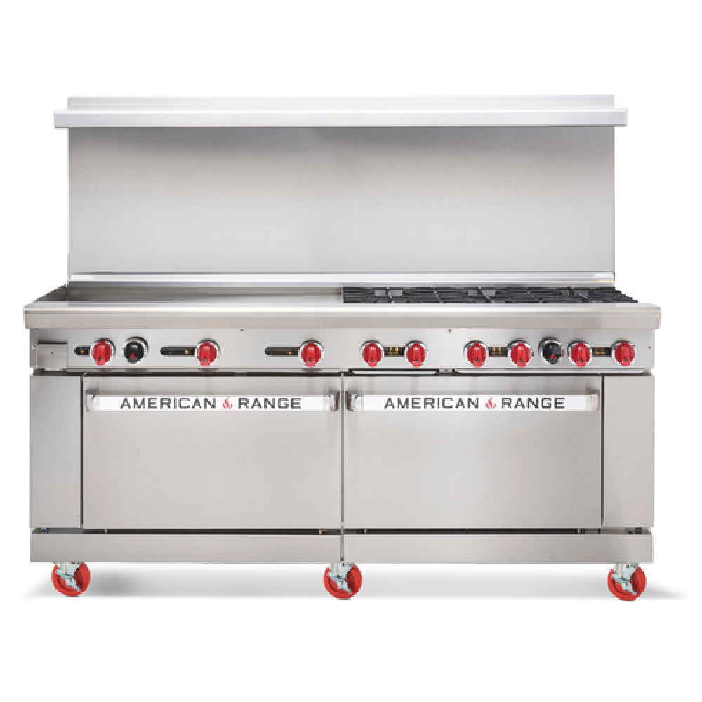 American Range AR-12-SU - Heavy Duty Restaurant Range, Gas, 72"