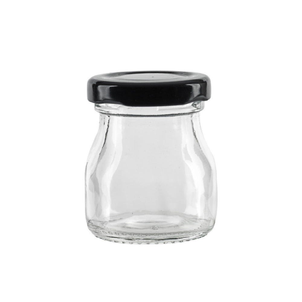 PacknWood 294VYOG52 - Smooth Pudding Jar, 1.6oz., 1.88"W X 1.77"D X 2.28"H