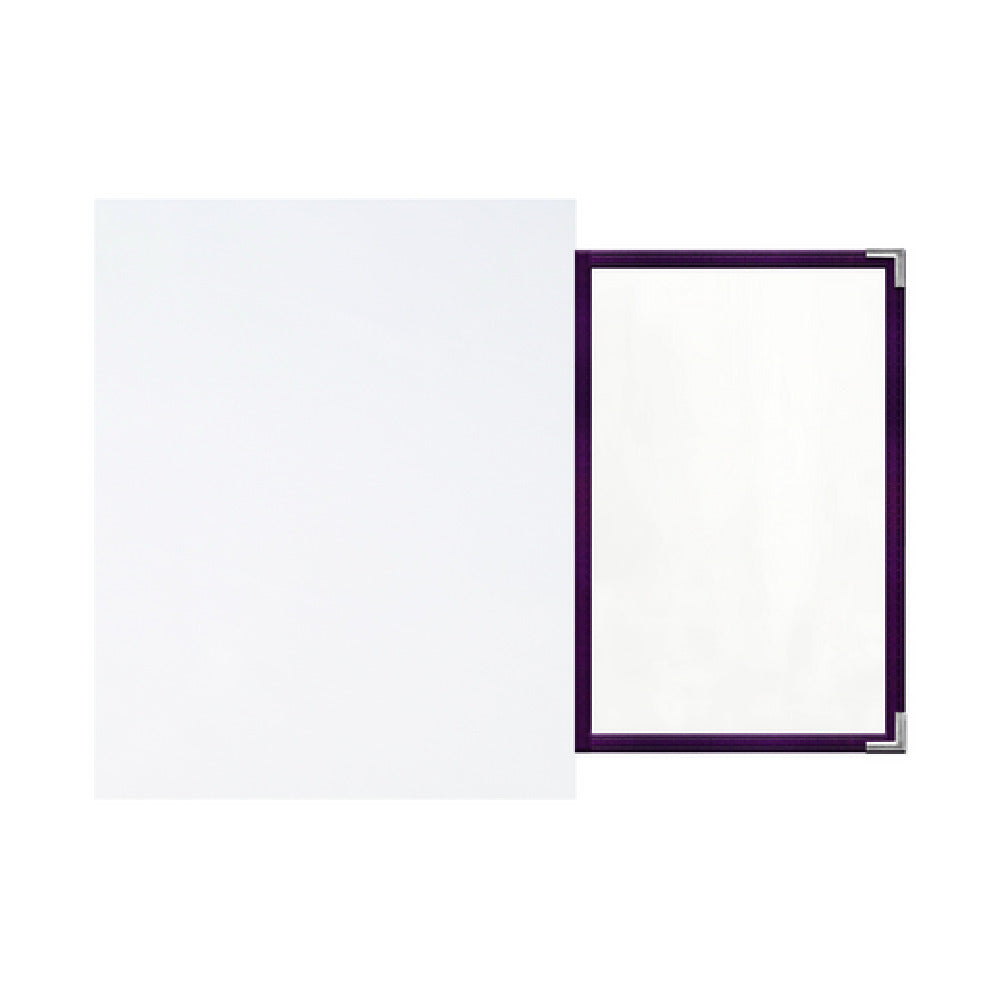 Risch SEWNAAP 5.5X8.5/8.5X11-NYLON Sewn Nylon Add-A-Page (specify Color) 5-1/2" X 8-1/2" Insert For 8-1/2" X 11" Menu