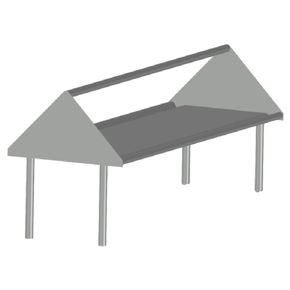SPG DTO-15 - Universal Stainless Double Rack Shelf, Per Linear Foot