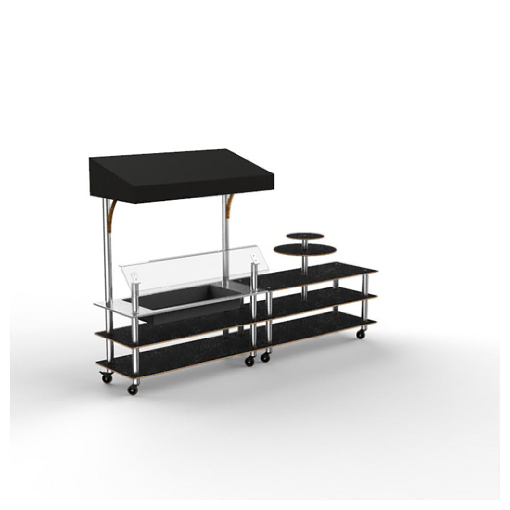 Steelite MGCMLE04MSBW Display Station Mixed Materials (minimum = Case Quantity 1 Per Case) (repack Item)