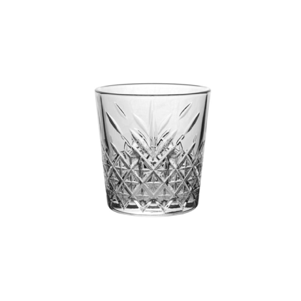 Steelite P520074 Stackable Old Fashioned Glass 12.0 Oz. (H 3-3/4" M 3-5/8" T 3-5/8" B 2-7/8") Tempered
