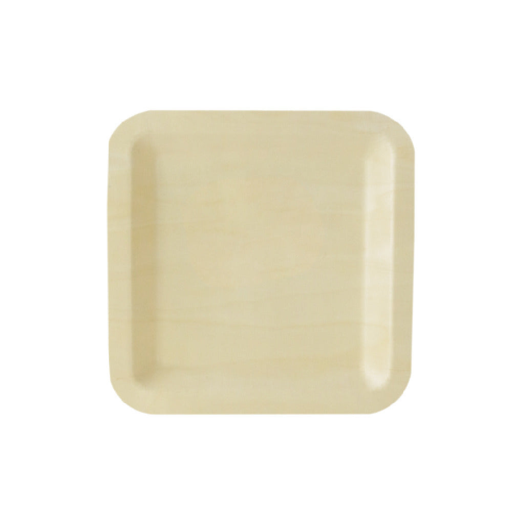 PacknWood 210BBA2525 - Scandinavia Tray, 10" X 10" X 1", Square