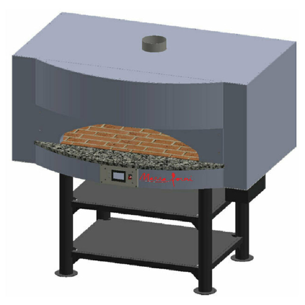 Marra Forni MS68-32G Square Gas Fired Oven 68" X 32" Brick Deck 48" X 9-1/2" Opening With 12" Landing