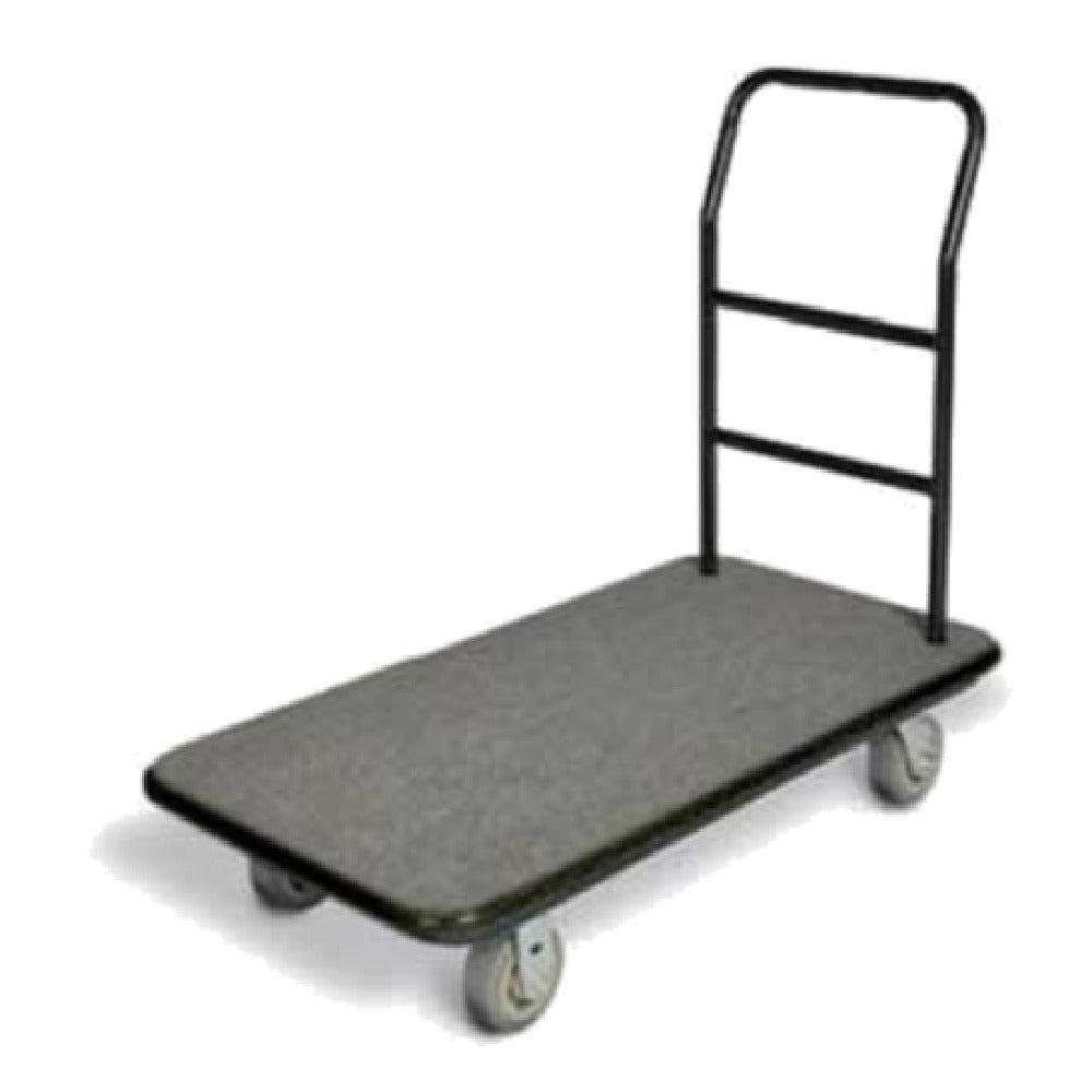 Central Specialties 2100GY-090-BLK Utility Cart 42"W X 22"D X 37"H Black Tubular Handle