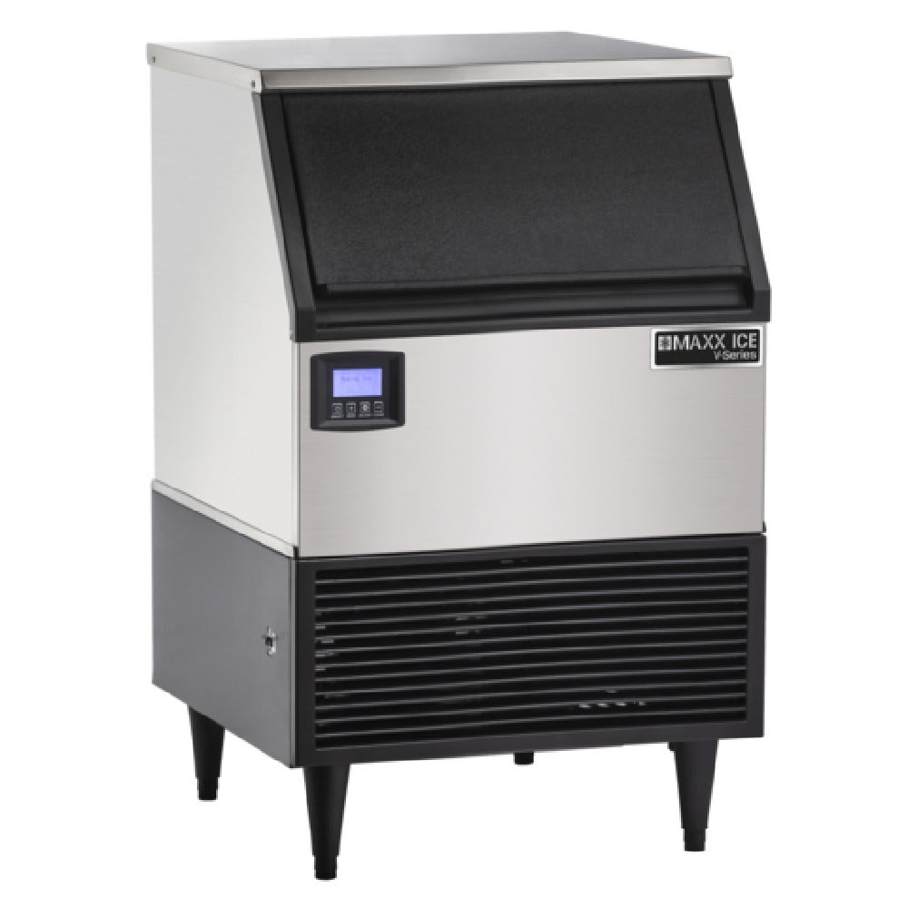 Maxximum MVI200F Maxx Ice V-Series Self-Contained Ice Machine 200 Lb Full Dice Ice Cubes