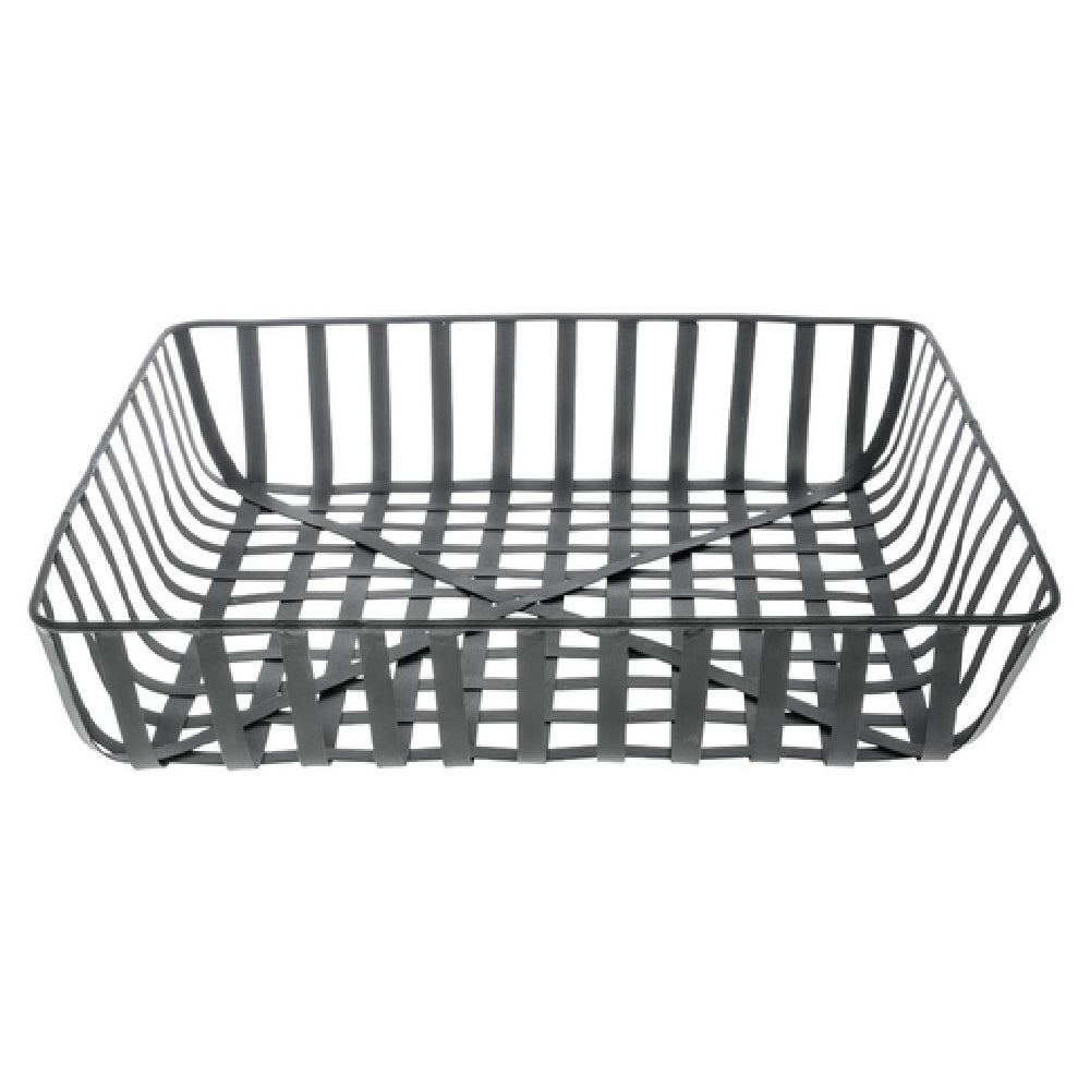 Hubert 99450 - Tobacco Basket, 18" X 18" X 3-5/8"H, Large