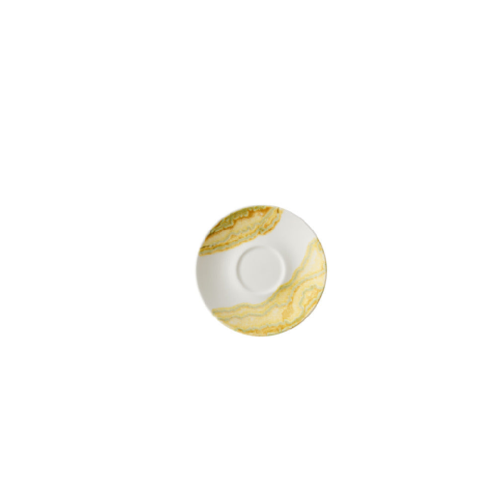 Churchill China TDGDCSS 1 - Tide Gold Cappuccino Saucer, 6.25", Ceramic