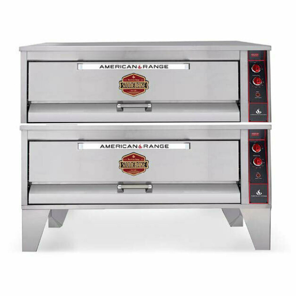 American Range A-602 - Stonebake Pizza Oven, Gas, Double Deck