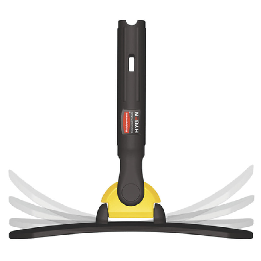 Rubbermaid FGQ85500BK00 - Hygen™ Flexi Frame Dust Mop, Microfiber, Black
