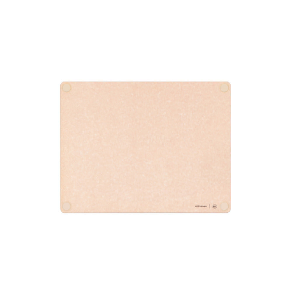 Epicurean 622-19150118 Epicurean HACCP Non-Slip Cutting Board 19.5" X 15" X 3/8" In Natural With Tan Cooked Meat Feet