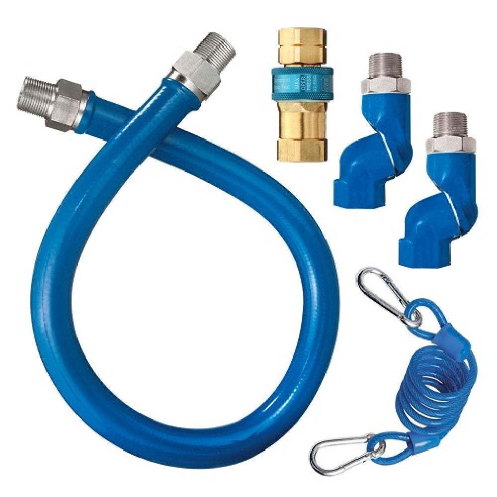 Dormont 1650BPQ2SR48 Gas Hose Kit 1/2" X 48" With Swivels