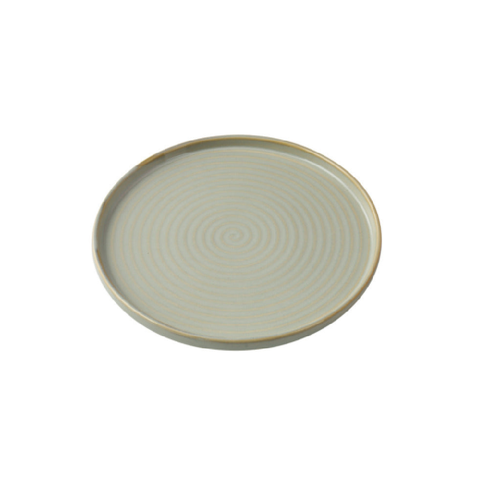 Yanco GO-110 Golden Coast Dinner Plate 10-1/2" Dia. X 1-1/8"H Porcelain
