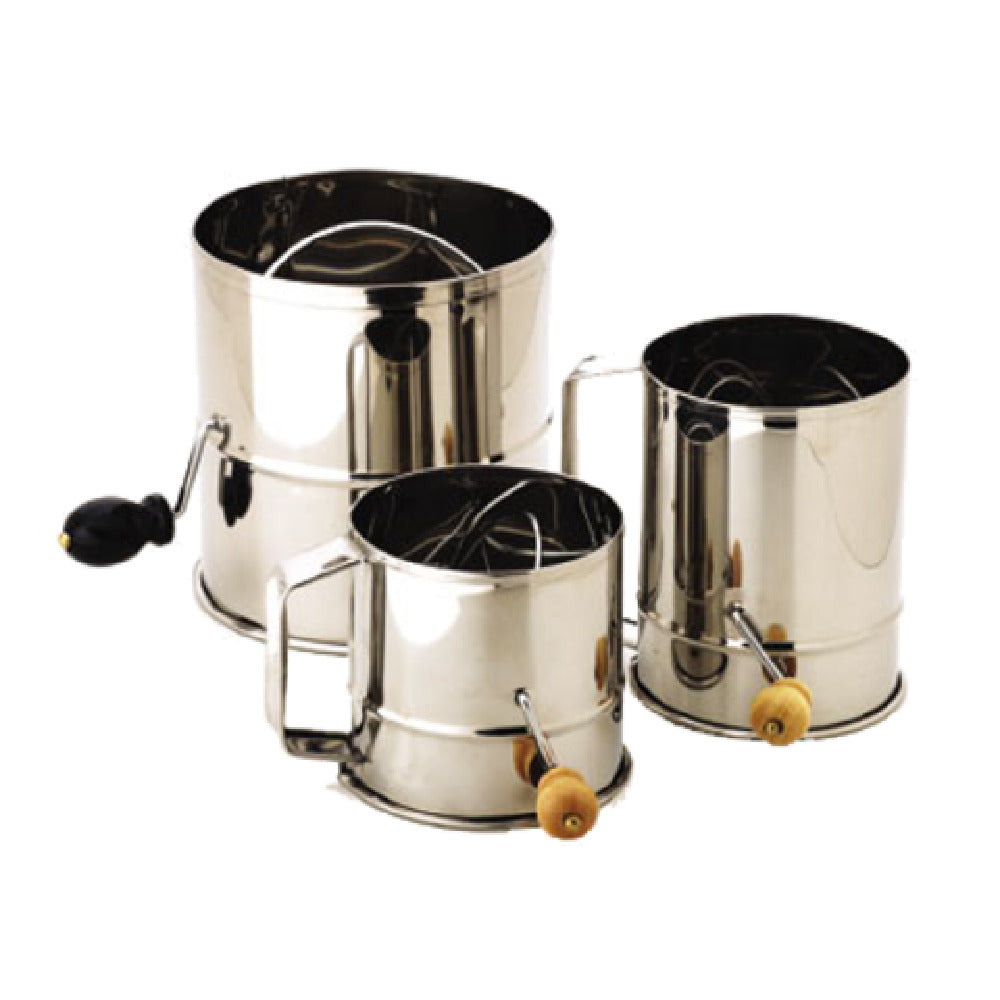 Alegacy Foodservice Products 1260 Rotary Flour Sifter 3 Lb. 6" X 6-1/2"