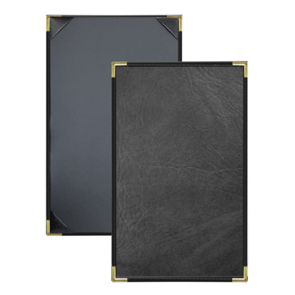 Risch SEVDX-1V 8.5X14 Seville Deluxe Hardback Antibacterial/antimicrobial Faux-leather Menu Cover (specify Color)