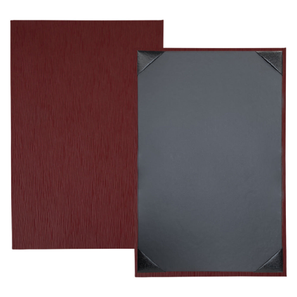 Risch VIENNA-1V 11X17 Vienna Hardback Wave-patterned Menu Cover (specify Color)