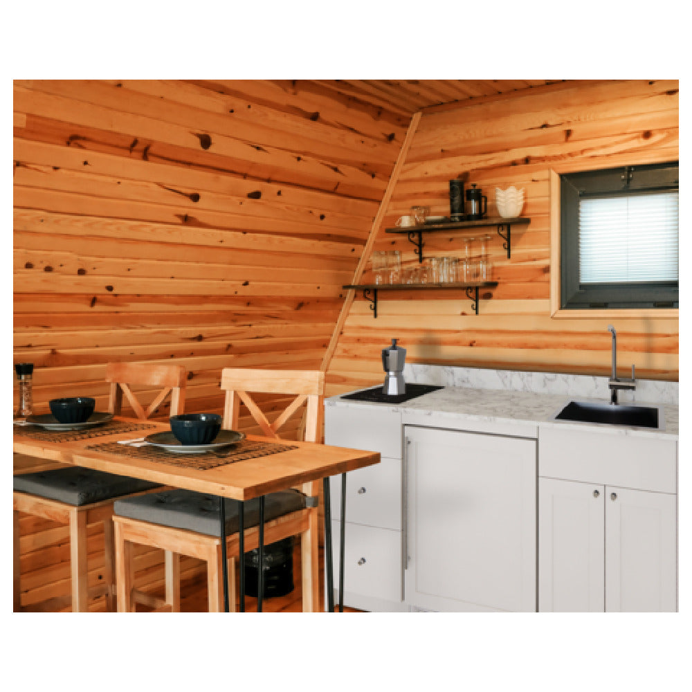 Summit CALDERAWH35I - Turnkey Caldera Kitchen, Kitchenette With Refrigeration, Cooking