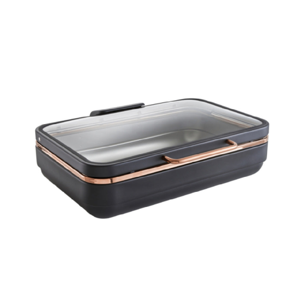 Bauscher Hepp 57.0003.9300 - Induction Plus Chafing Dish, GN1/1, Black/copper