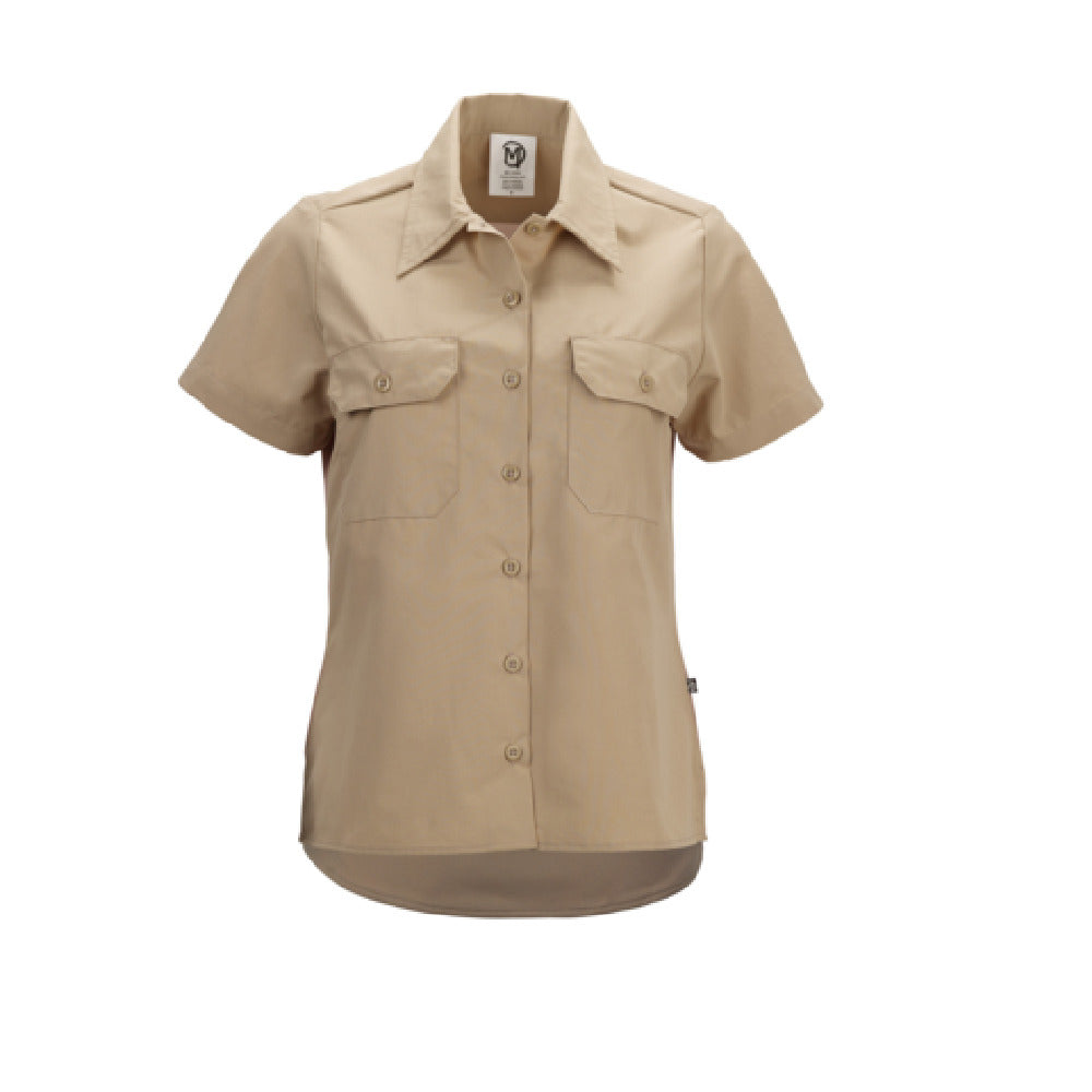 Mercer M60350KH3X - Metro Edge® Brewer/Work Shirt, Women's, (7) Traditional Buttons