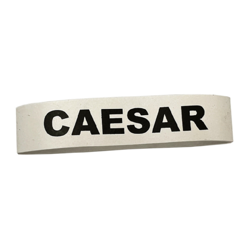 Service Ideas FBCAESARWB Flavor Band For "CAESAR" In White