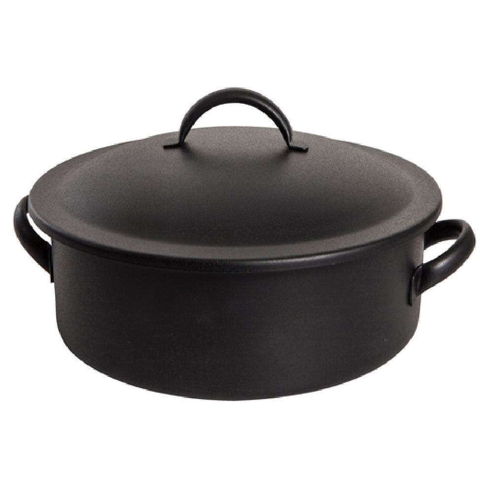 Steelite DW02CWG8BK Round Chafer 2.0 Qt 11.5"W X 9.5"D X 5.75"H