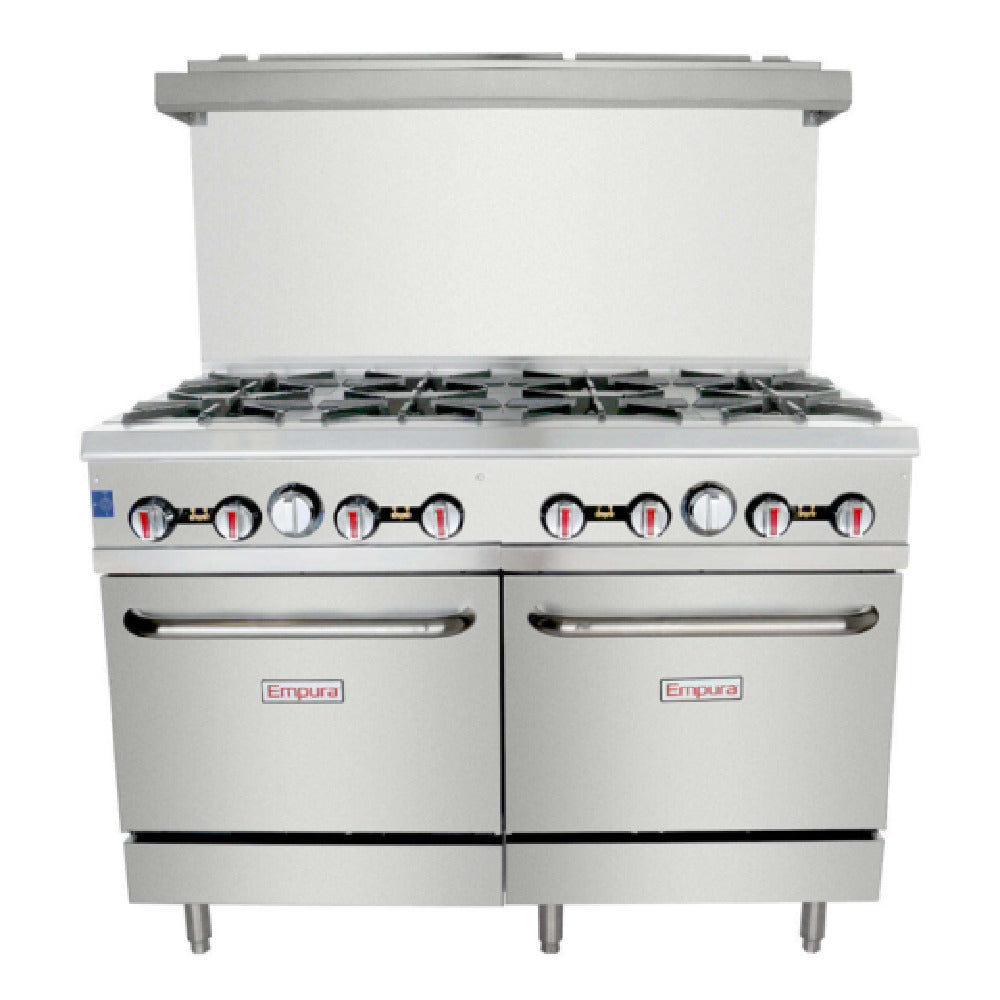 Empura EGR-48_LP - Double Base Gas Range, 48"W X 32 1/2"D X 59 3/4"H, Liquid Propane
