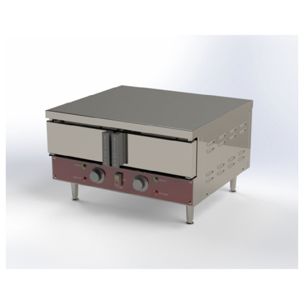 Crown Steam PSE-2 Convection Steamer Electric Countertop