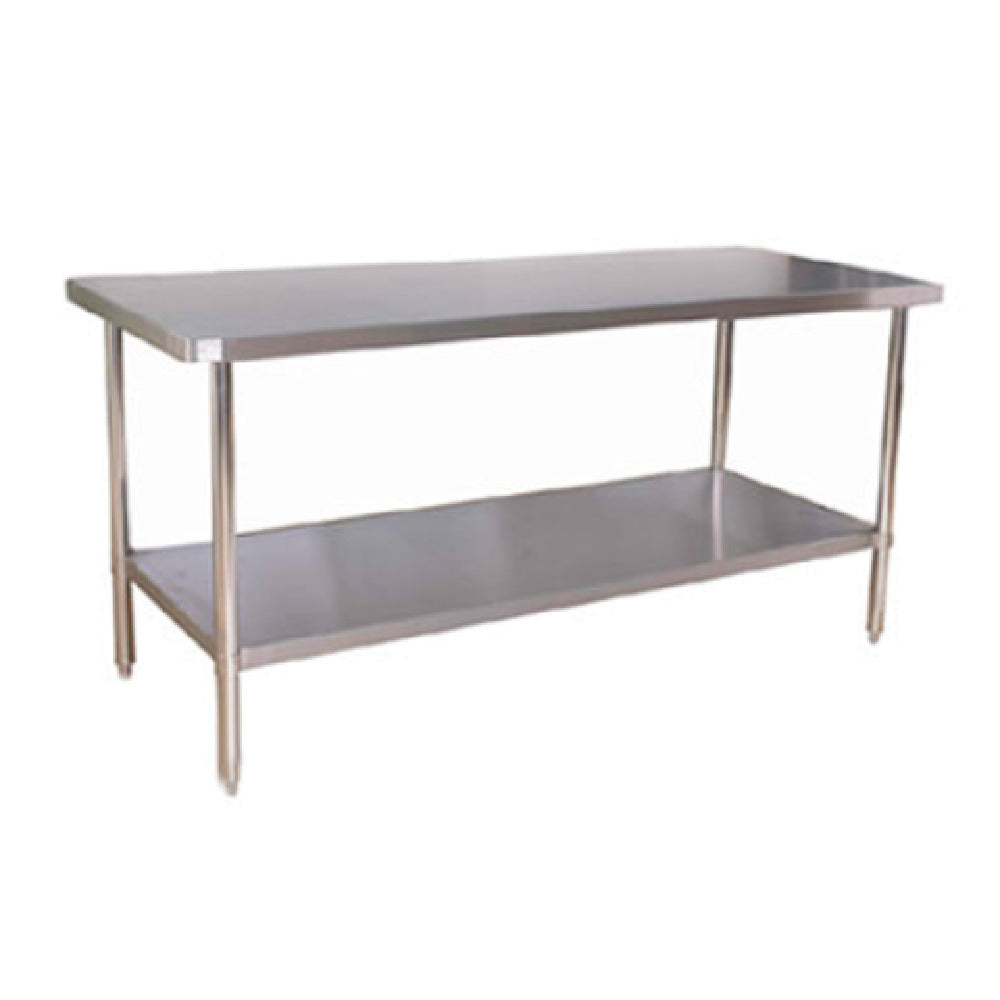 Klinger's Trading AST1836 Work Table 36"W X 18"D X 36"H 18/430 Stainless Steel Top