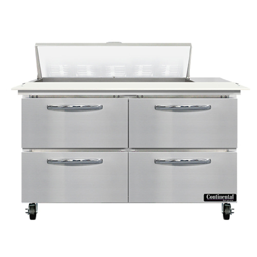 Continental Refrigerator SW48N10C-D Sandwich Unit 48"W 13.4 Cu Ft Capacity